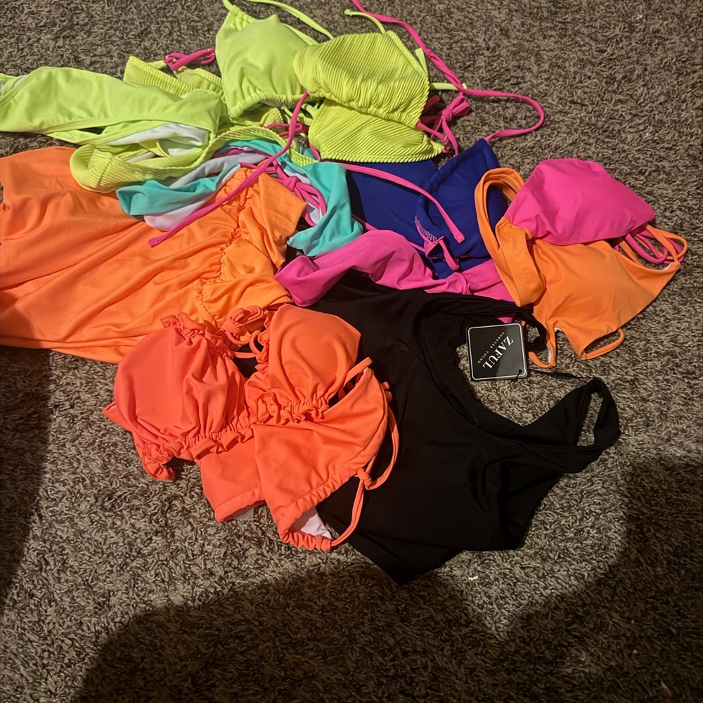 SHEIN and ZAFUL Colorful Bikini Set Collection Bundle